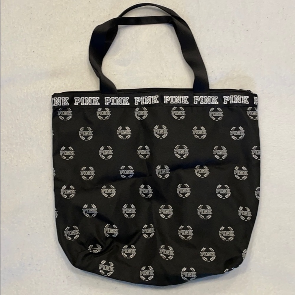 NWOT: Black PINK Logo Tote Bag